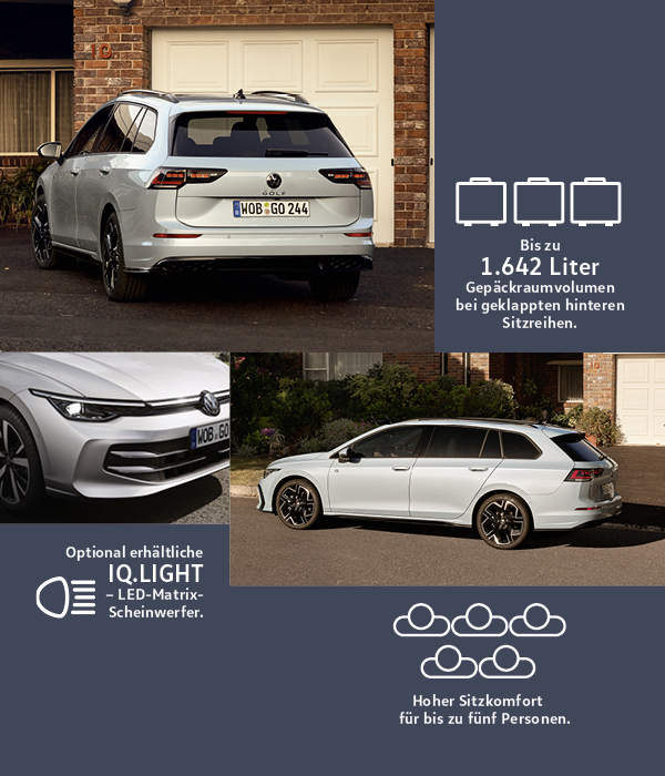Die Highlights des neuen Golf Variant