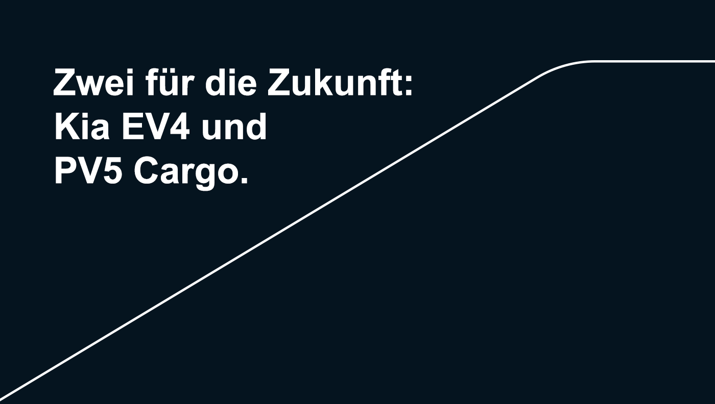 Zwei für die Zukunft: Kia EV4 und PV5 Cargo.