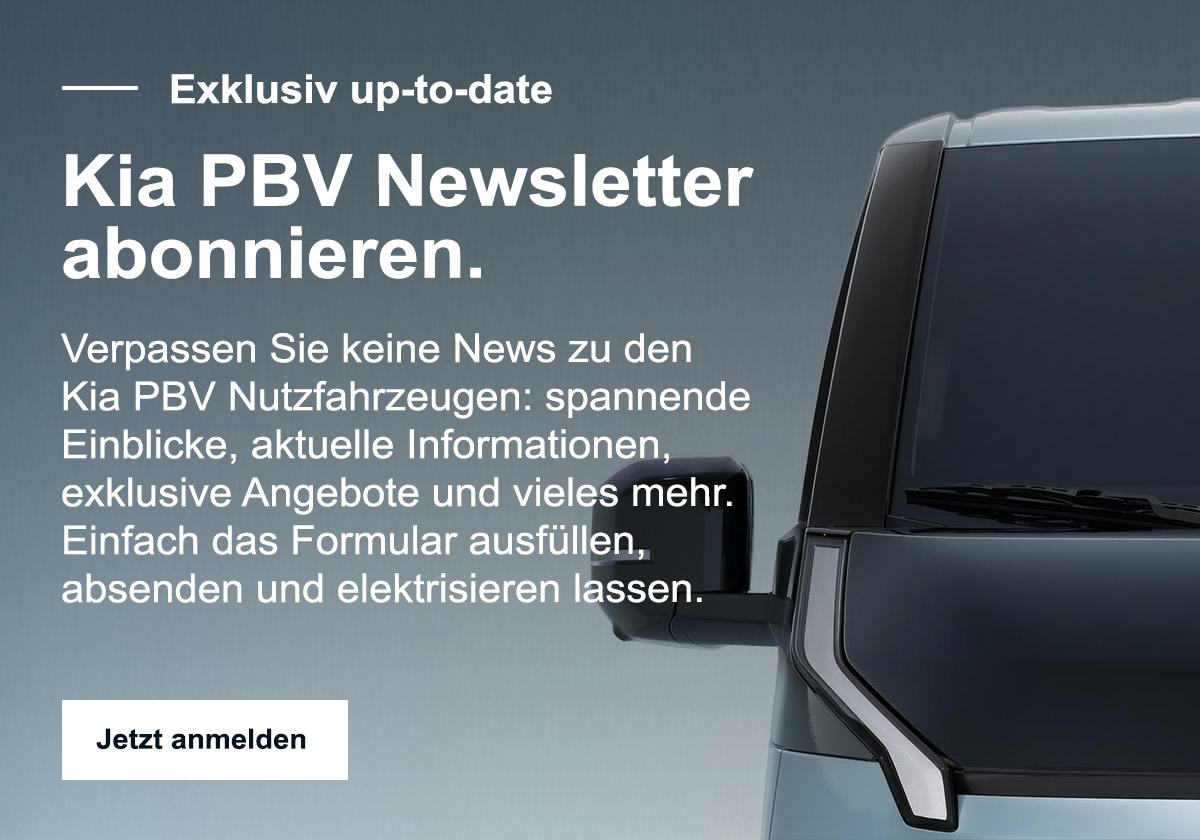 Kia PBV Newsletter abonnieren.