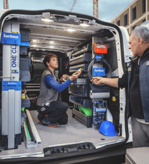 One Click Regal Heckansicht