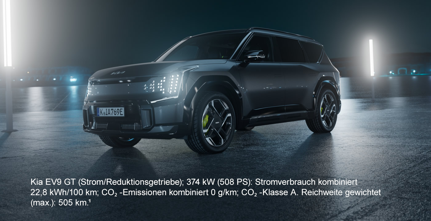 Die neusten vollelektrischen Kia Modelle