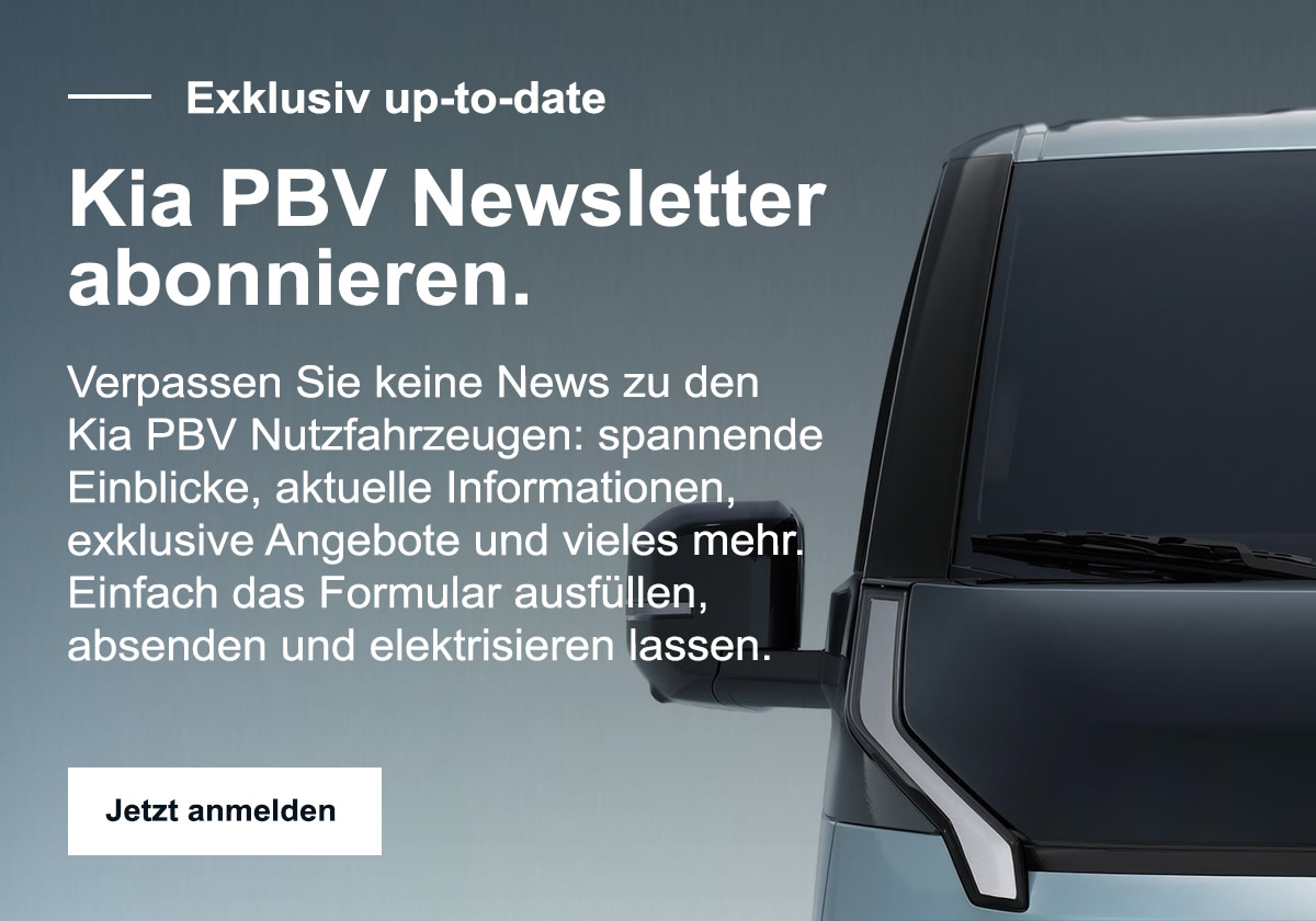 Kia PBV Newsletter abonnieren.