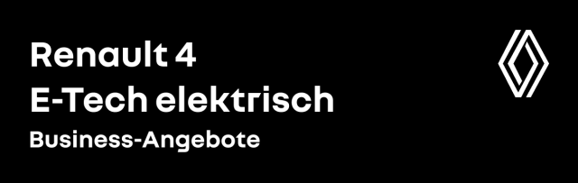 Renault 4 E-Tech elektrisch Business-Angebote